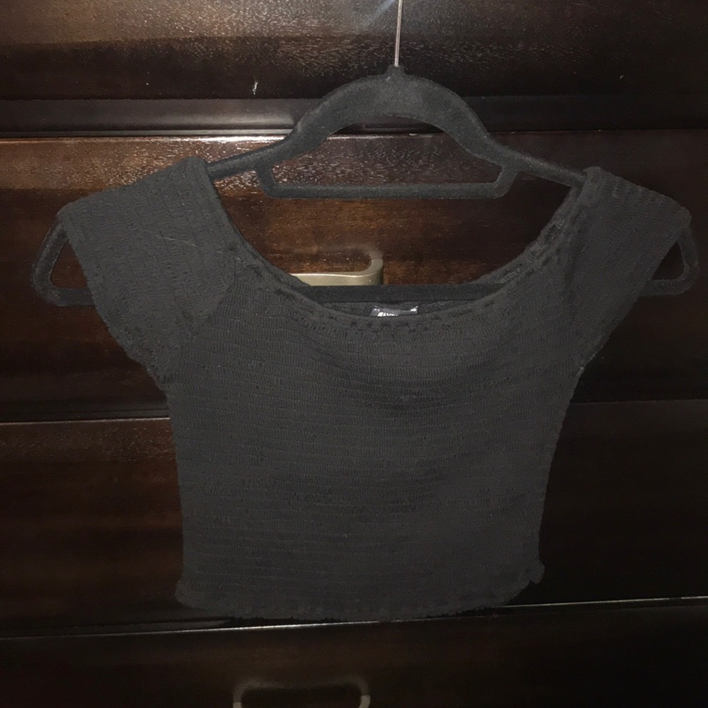 black brandy melville off the shoulder